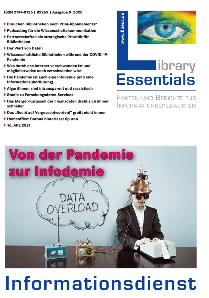 Cover Library Essentials Ausgabe 9/2020 Cover Library Essentials Ausgabe 9/2020